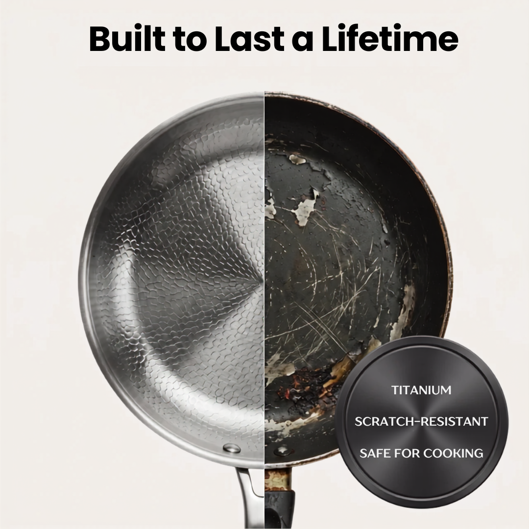 Ashcroft Titanium Hammered Pan + Lid